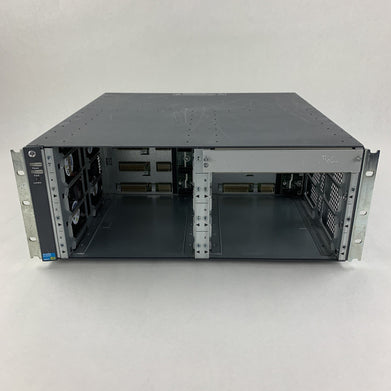 HP J9850A Aruba 5406 ZL2 Switch Chassis NO Modules 2x Power Supply Power Tested