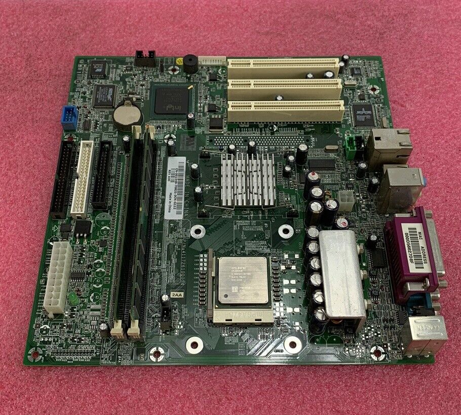 Dell Dimension 2400 MT Motherboard Intel Celeron 2.4GHz 768MB RAM No Shield