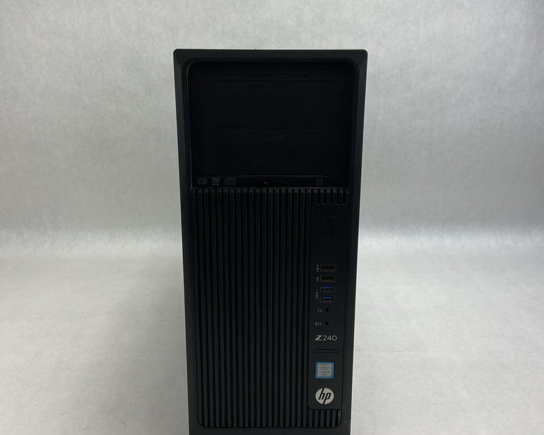 HP Z240 WorkStation MT Intel Core i3-6100 3.7GHz 8GB RAM No HDD No OS