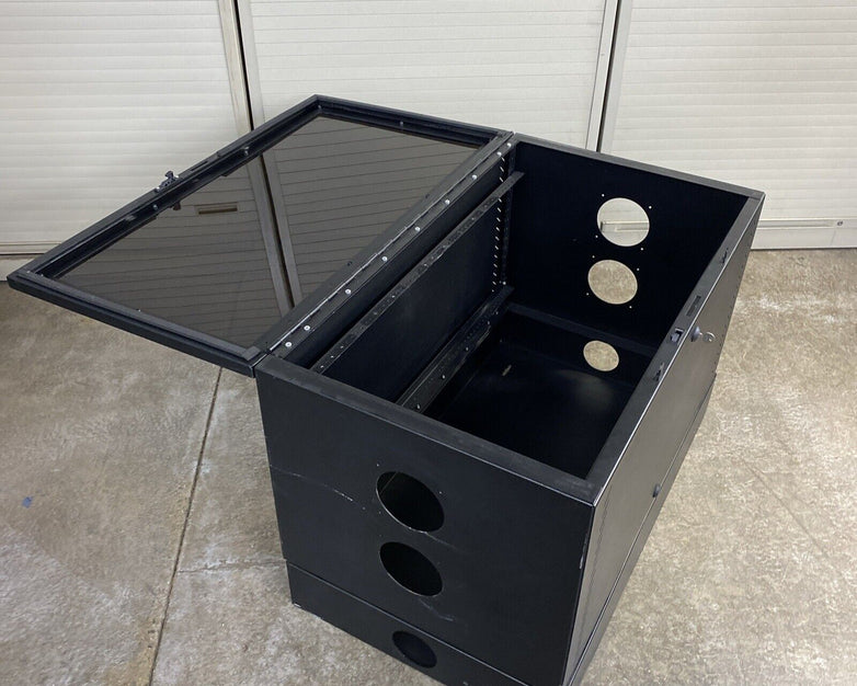 Great Lakes Tinted See-Through Short Server Rack Unit 36"x24"x21"