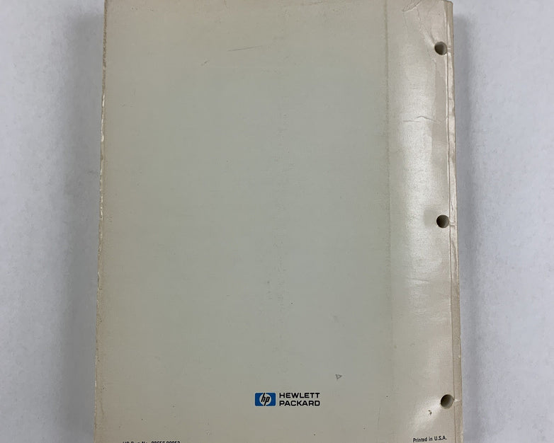 HP 08656-90109 8656A Signal Generator Operating and Service Manual May 1981