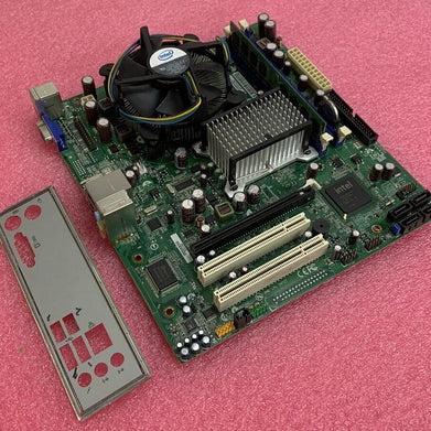 Intel PG41RQ Motherboard Intel Celeron E3300 2.5GHz 2GB RAM w/Shield
