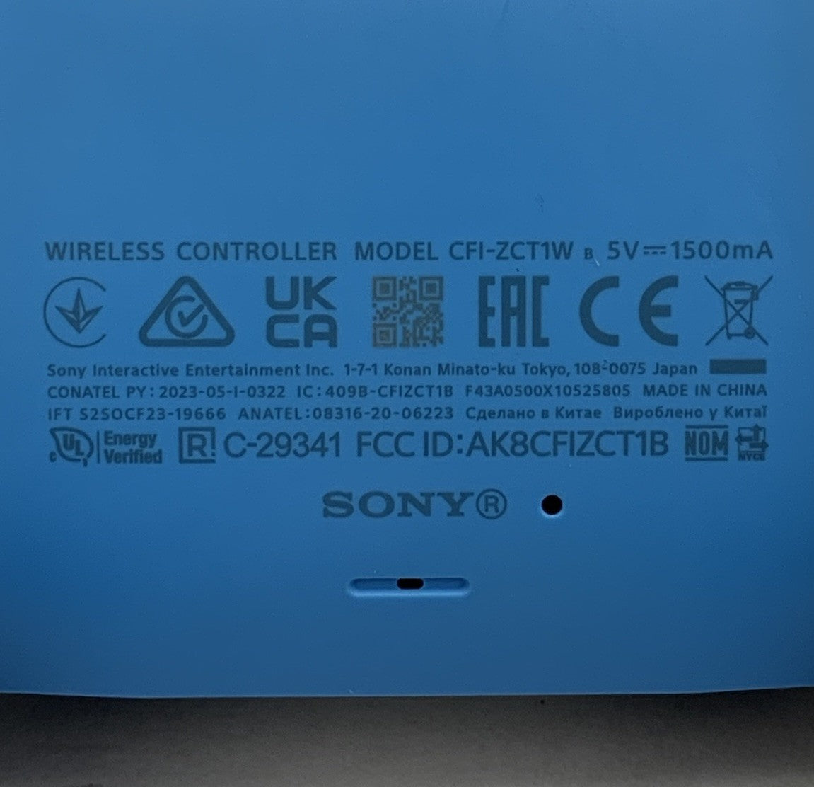 Sony CFI-ZCT1W Starlight Blue DualSense Wireless Controller for Playstation 57