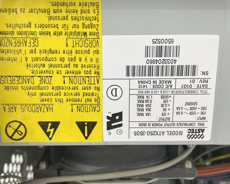 Gateway ATXSTF Select 1100 AMD Athlon 1.10 GHz 128 MB Ran No HD No OS