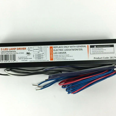 Lot of (2) GE 28174 GE LED14T8/DR/D3L