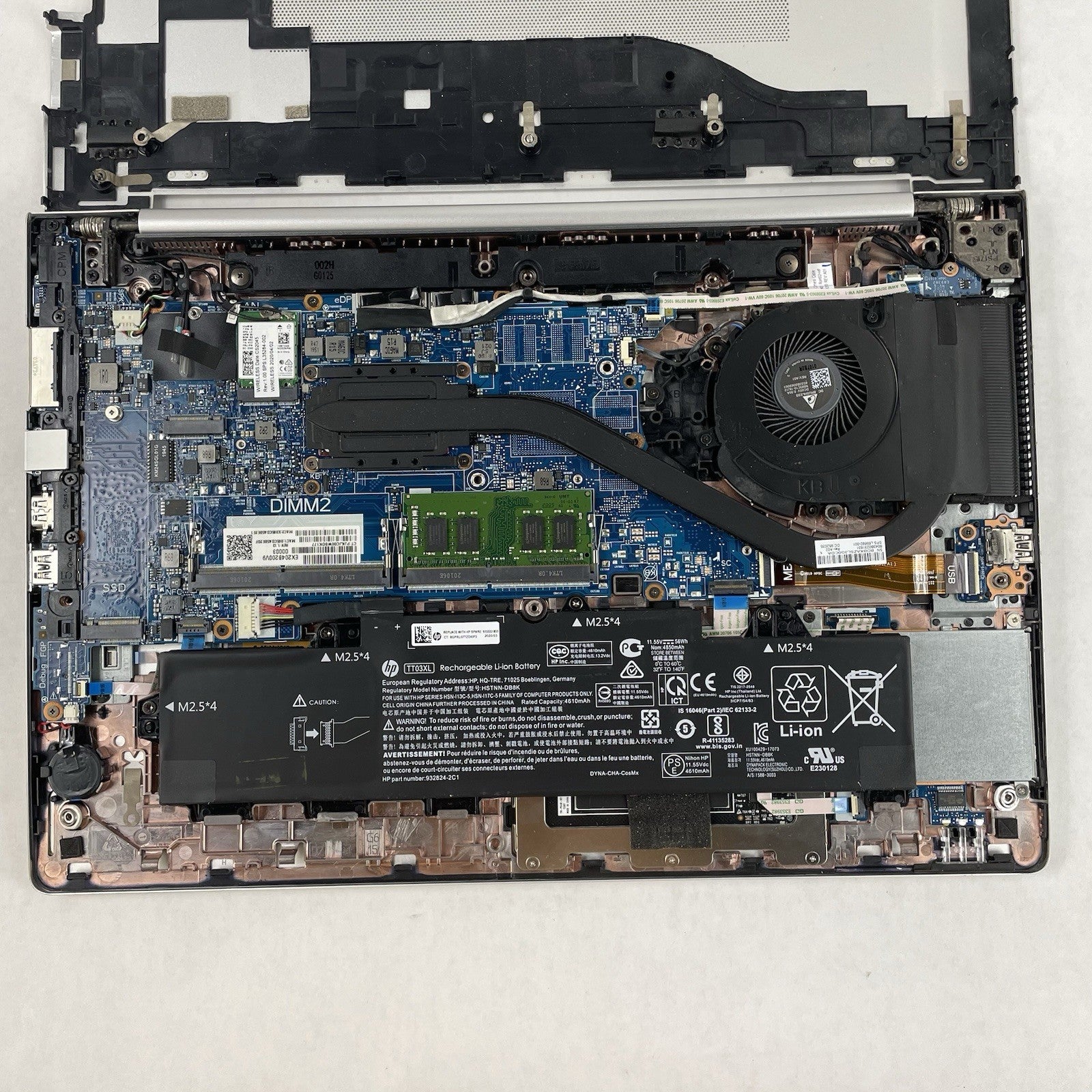 HP EliteBook 850 G6 15.6" i5-8365U 1.60 GHz 8 GB RAM No SSD/OS/AC - F3 Key16