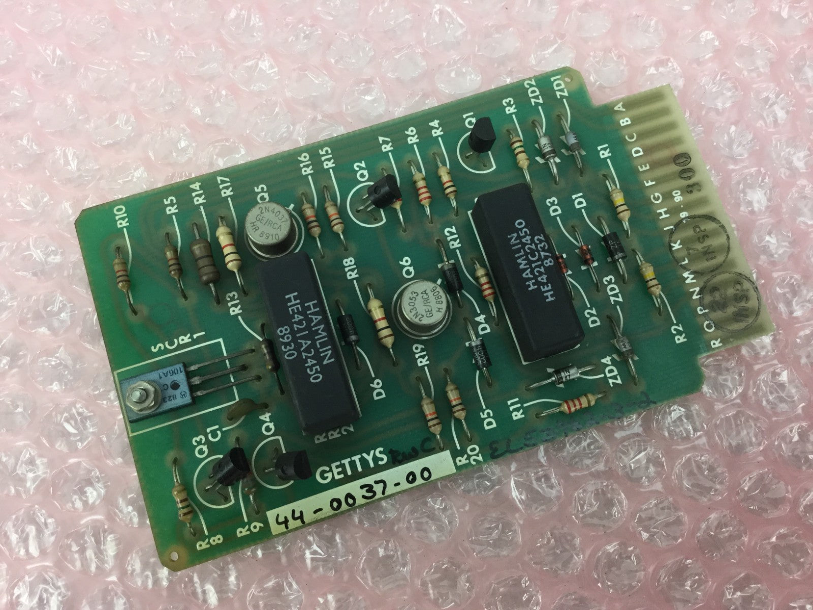 GETTYS  Module No.  44-0037-00  Circuit Board  Works