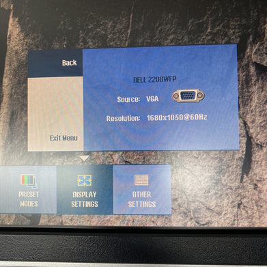 Dell 2208WFPT 22" WideScreen 1680 x 1050 LCD Flat Panel Monitor GRADE B 0F532H