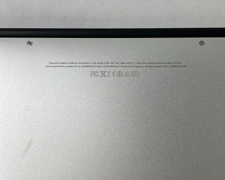 Apple MacBook Air A1465 2014 11" 1.4GHz i5 4GB RAM 120GB SSD os11.7.11 14 Cycles