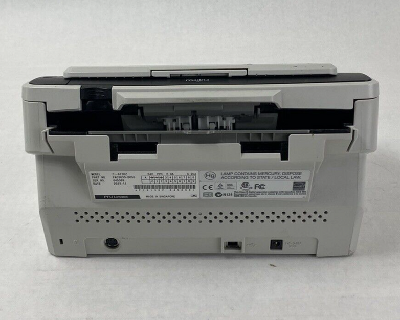 Fujitsu fi-6130z Document Scanner For Parts or Repair No AC Adapter