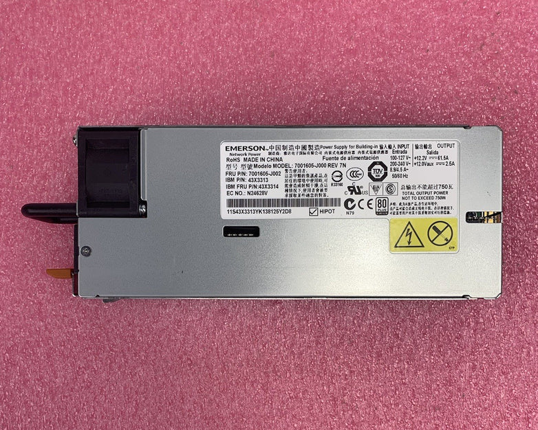 Emerson 7001605-J000 Rev 7N 750W Server Power Supply (Lot of 2)