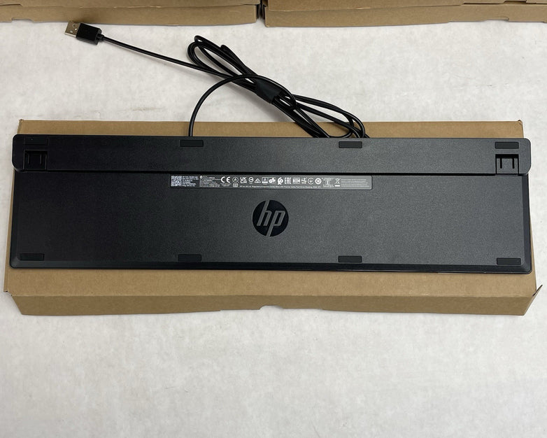 HP Black Slim Wired USB Keyboard US L96909 - 001 Lot of 10