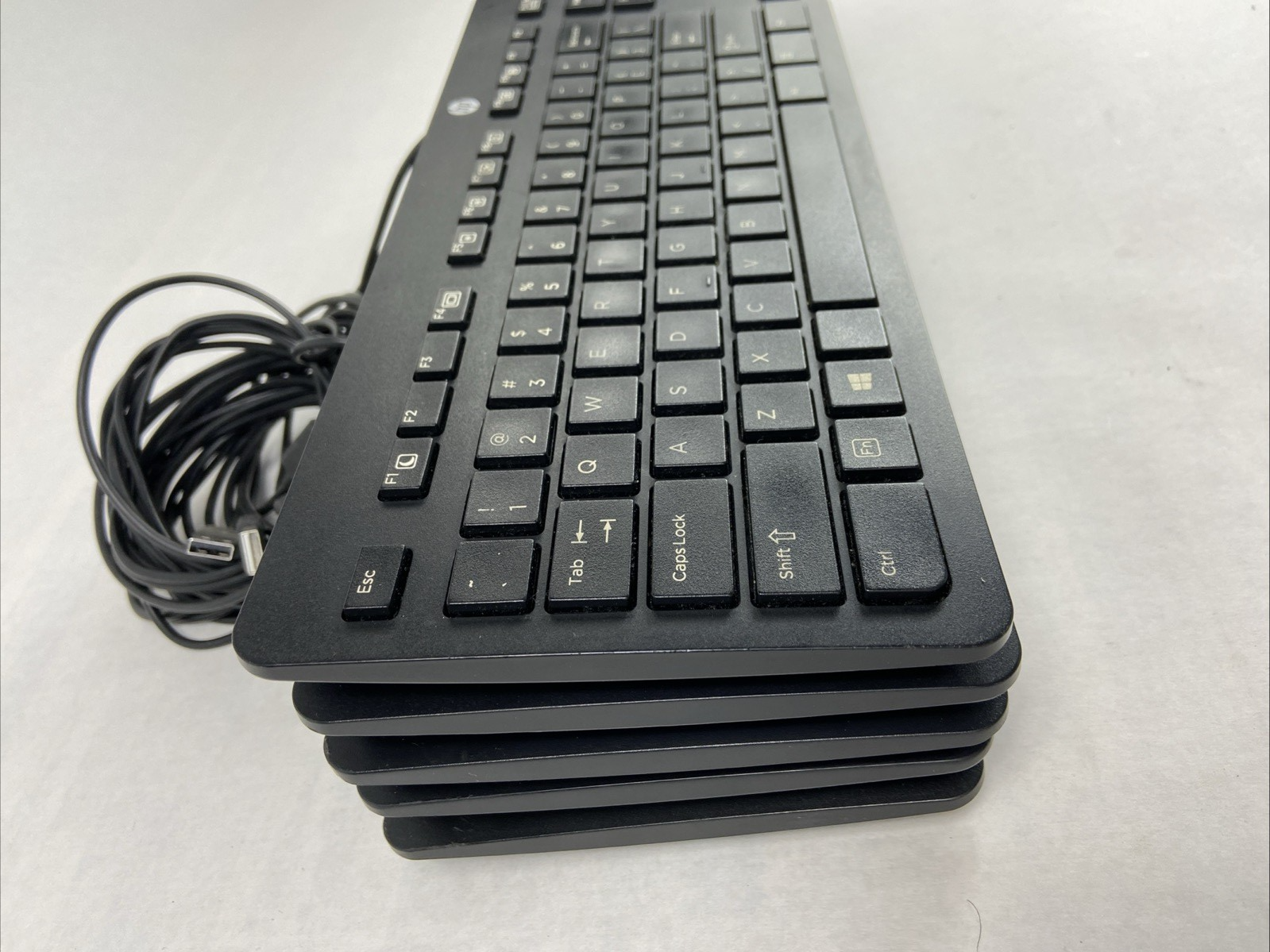 Lot of 5 (Five) Hewlett Packard HP PH0U Black Wired USB