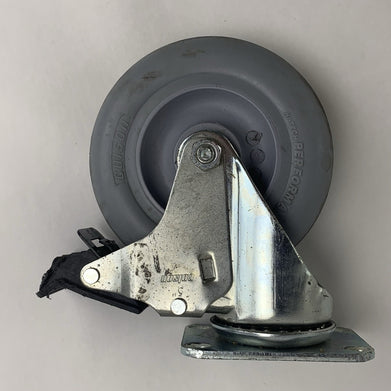 Colson 5" Rubber Performa Swivel Locking Casters Lot of 4x