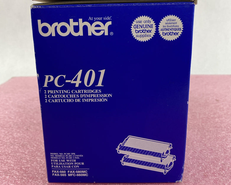 Brother PC-401 Printing Cartridges Value pack 2 Cartridges
