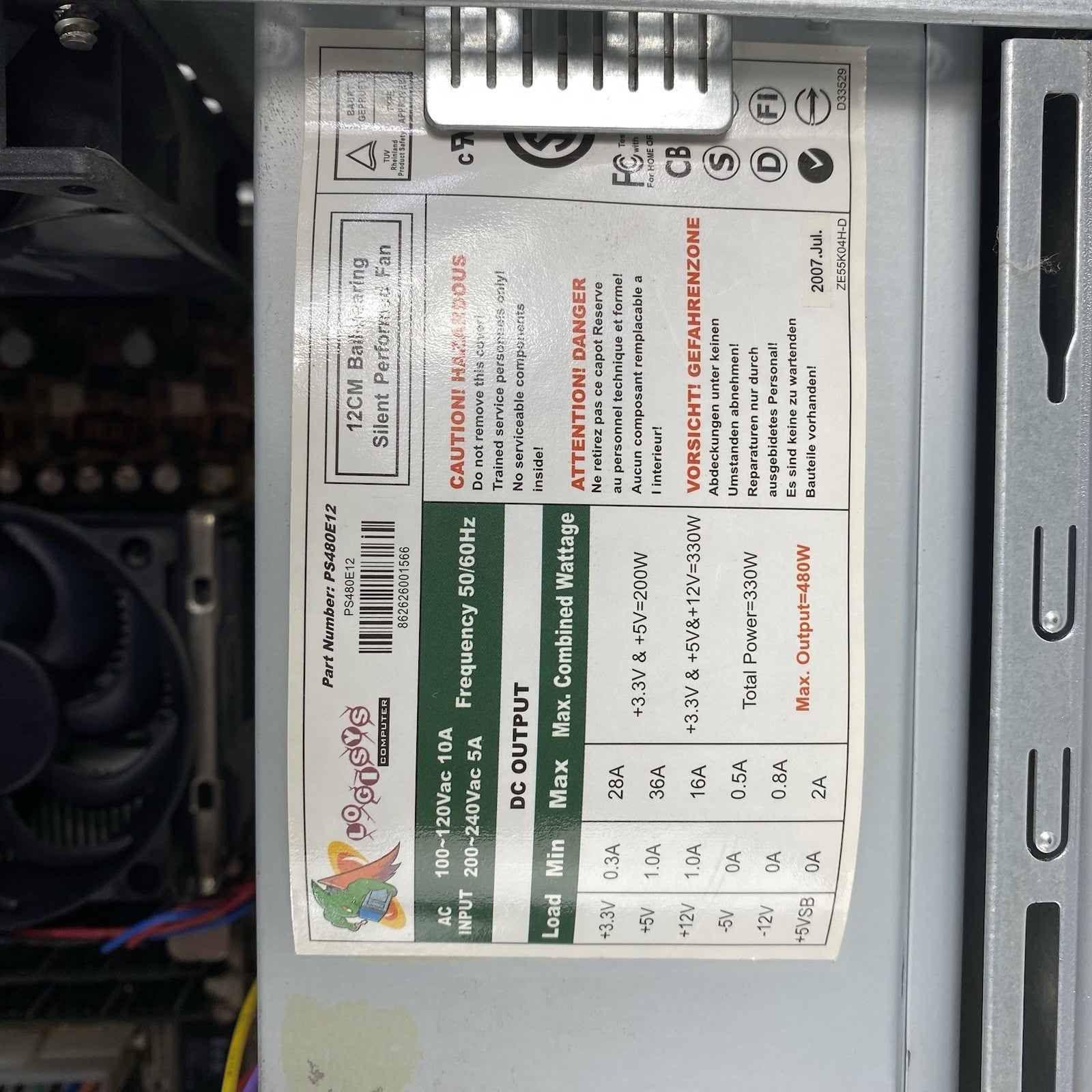 HP Pavilion a1000n MT Intel Celeron 2.93GHz 1GB RAM No HDD No OS