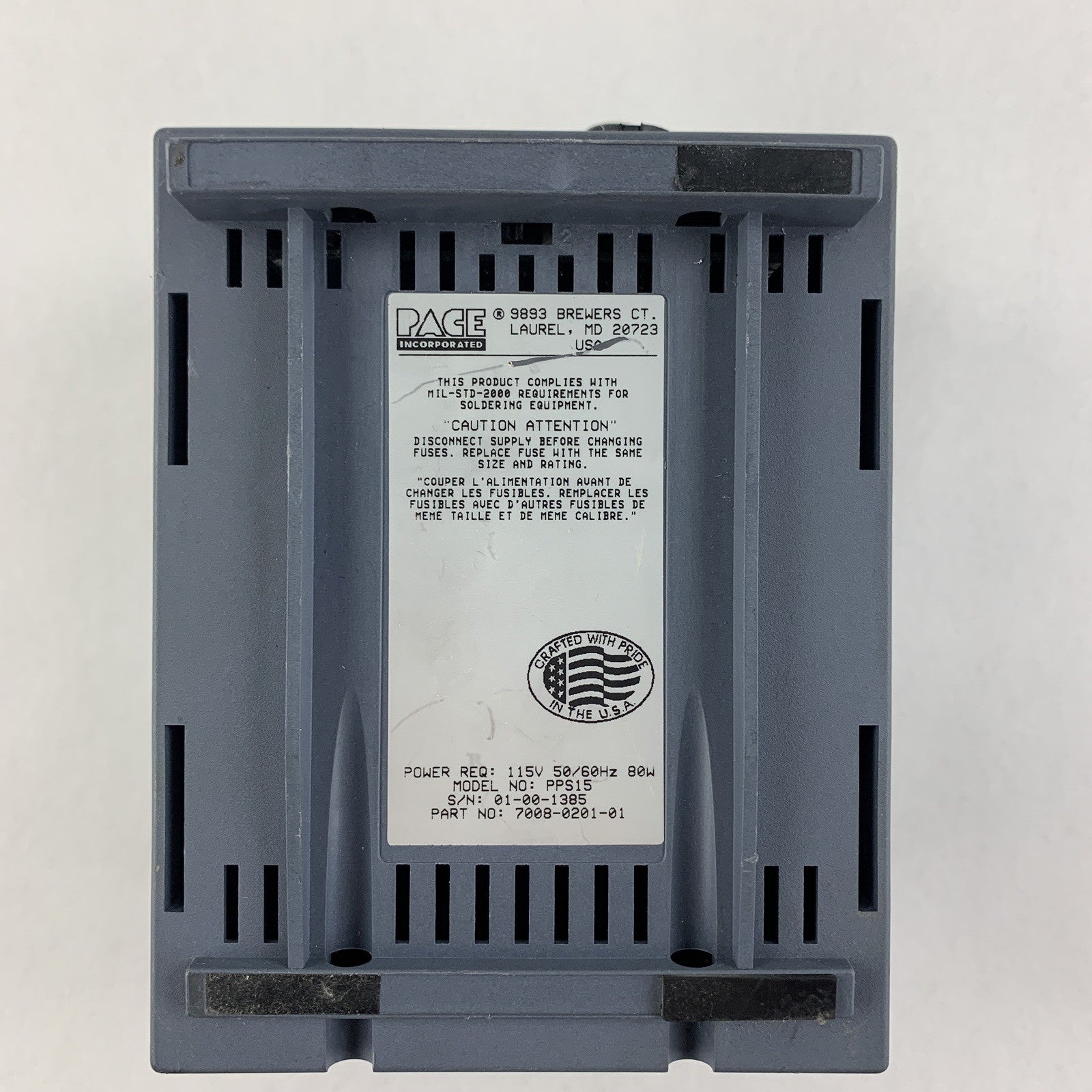 Pace PPS15 SensaTemp Soldering Station Powers On