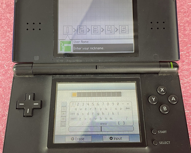 Nintendo USG-001 DS Lite Blue No Charger Tested