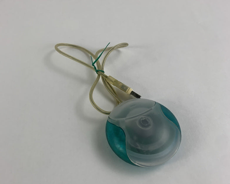 Vintage Apple M4848 USB Cyan Mouse - Tested