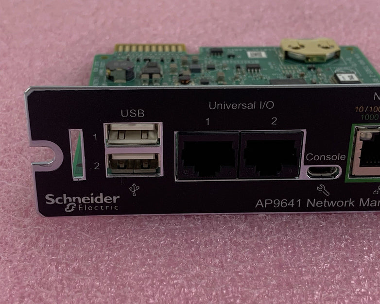 Schneider Electric AP9641 Network Management Card 3 Smart Slot Tested