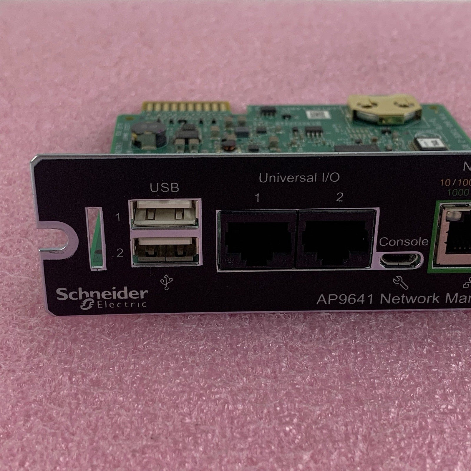 Schneider Electric AP9641 Network Management Card 3 Smart Slot Tested2