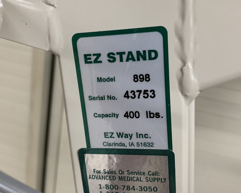 EZ Way EZ Stand 898 Battery Electric Patient Lift Sit-TO-Stand 400 LB