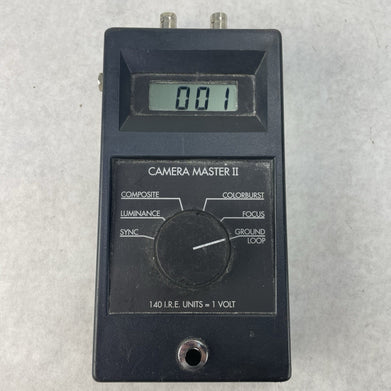 FM Systems CM-2 Camera Master 2 CCTV Video Signal Tester Missing Battery Cover