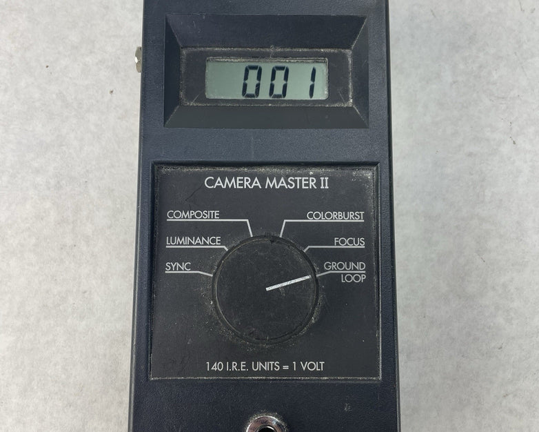 FM Systems CM-2 Camera Master 2 CCTV Video Signal Tester Missing Battery Cover