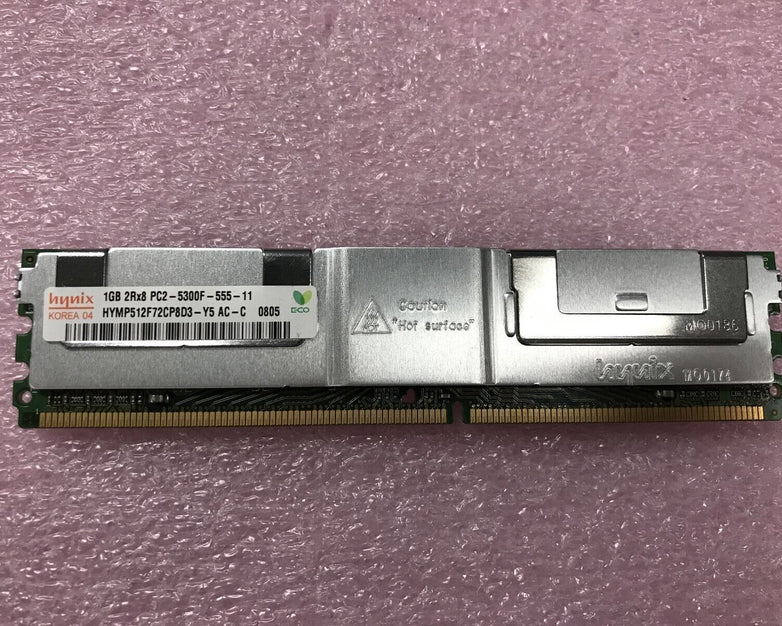 Hynix 12GB Kit 12x1GB 2Rx8 PC2-5300F-555-11 DDR2 Server RAM HYMP512F72CP8N3-Y5