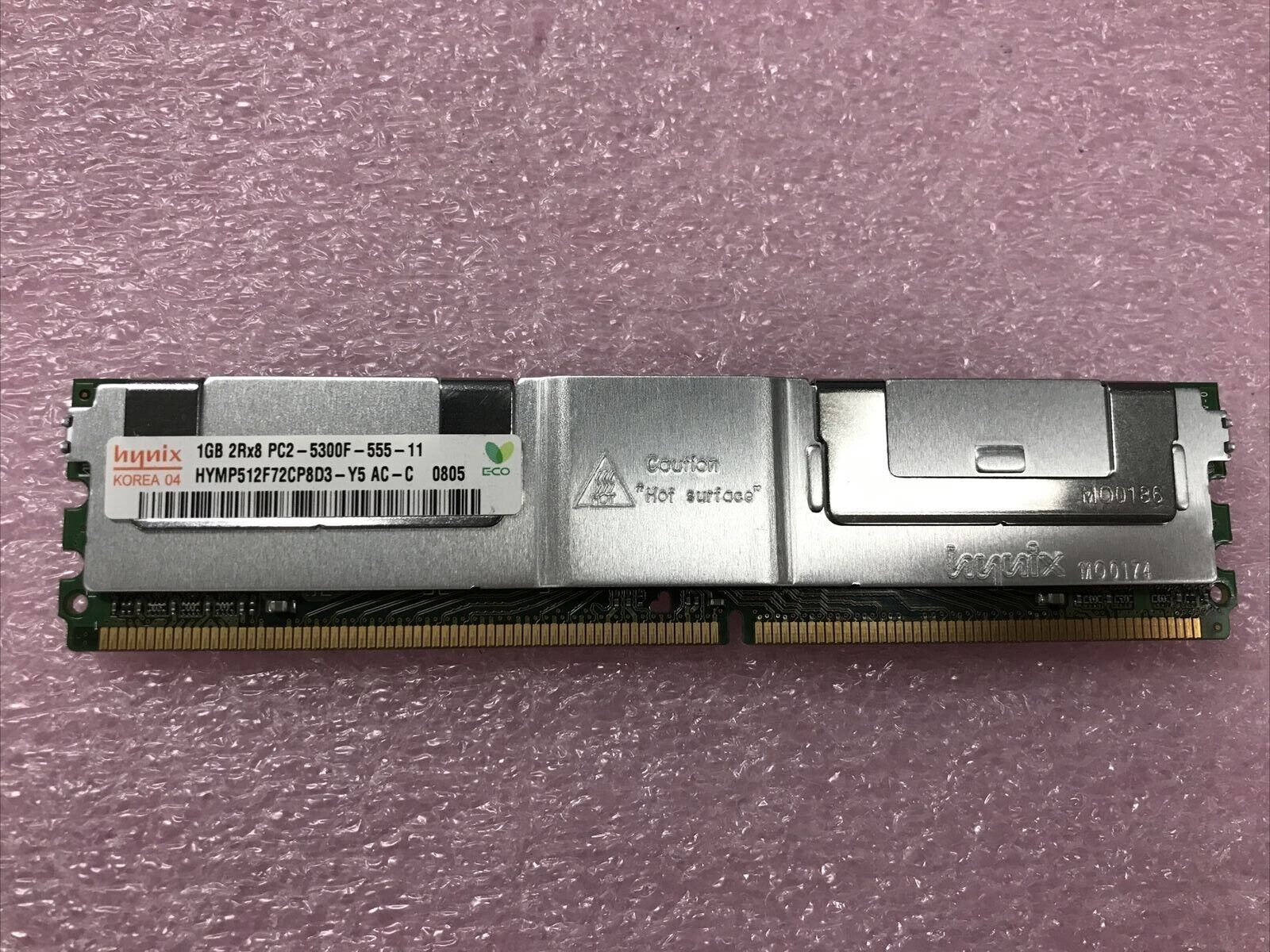 Hynix 12GB Kit 12x1GB 2Rx8 PC2-5300F-555-11 DDR2 Server RAM HYMP512F72CP8N3-Y5