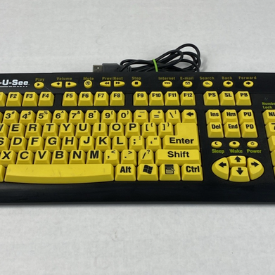 KEYS-U-SEE YKB-LPB-USB Wired USB Keyboard Tested