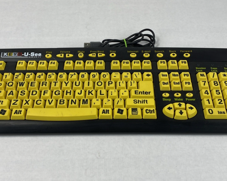 KEYS-U-SEE YKB-LPB-USB Wired USB Keyboard Tested
