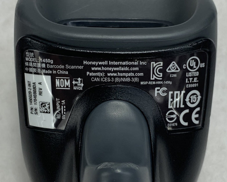 Honeywell 1450g 1450G2D-2-INT USB-Wired Handheld Scanner
