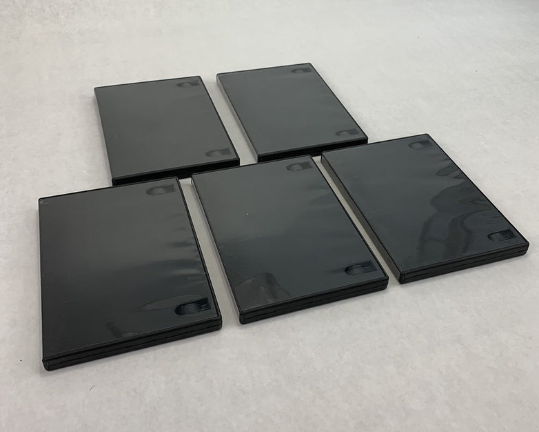 Unbranded 3-Disk Black DVD Case (Lot of 5)