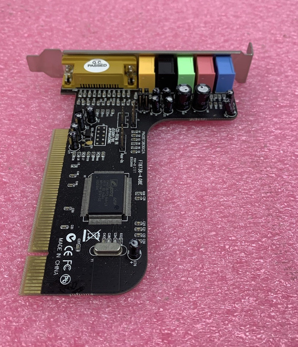 C-Media FT8738-4.08E 5.1 PCI Sound Card
