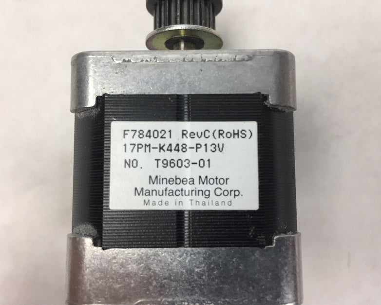 Minebea Motor T9603-01 REV. C With Fixed Gear (Lot of 2)
