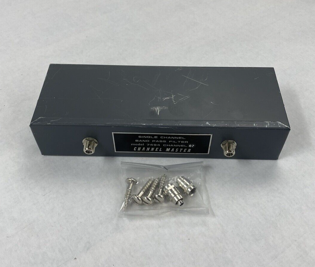 Channel Master MATV Systems Model 7494 Band Pass Filter UHF Band Channel 67