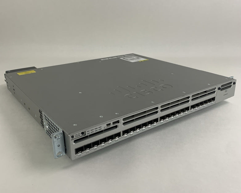 Cisco WS-C3850-24XS-S V02 24-Port 10Gb SFP+ Switch Tested Reset 2x PSUs