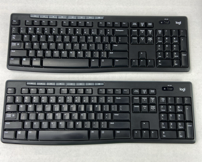 Lot of 15 Logitech K270 Wireless Keyboards  - Dongles Included -  Needs Pairing