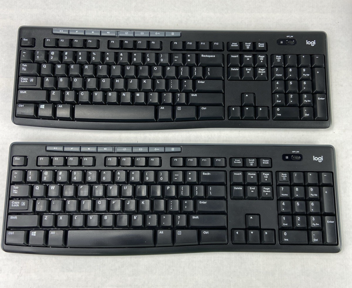 Lot of 15 Logitech K270 Wireless Keyboards  - Dongles Included -  Needs Pairing