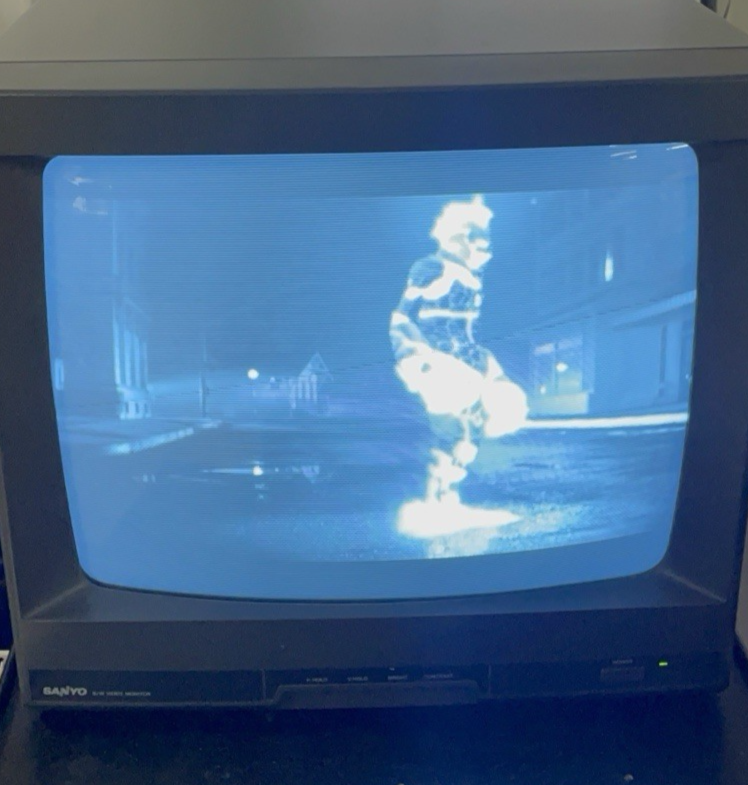 Sanyo VM 5516 Vintage B&W CRT 1997 16''2