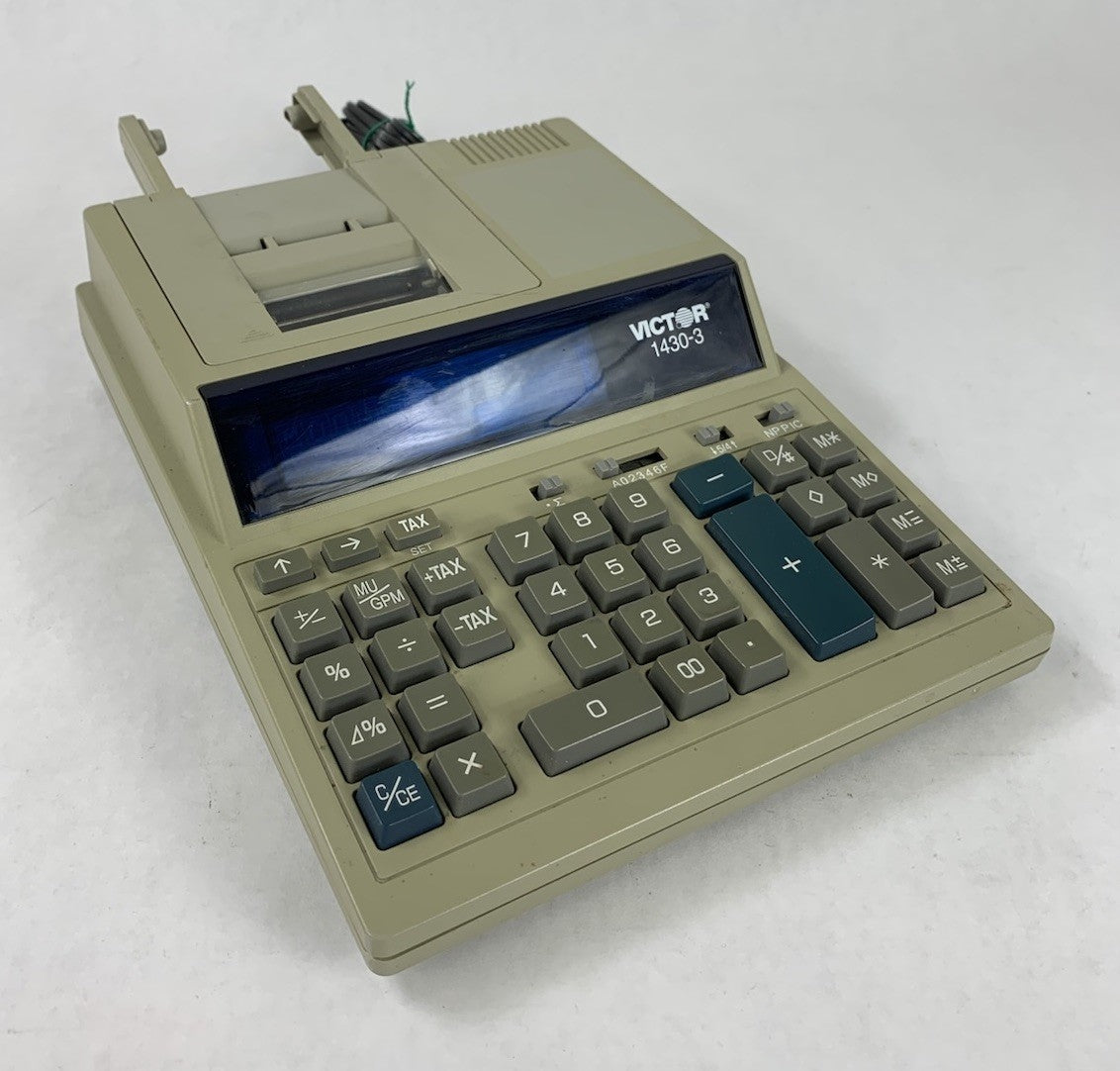 Victor 1430-3 Wired Printing Calculator0