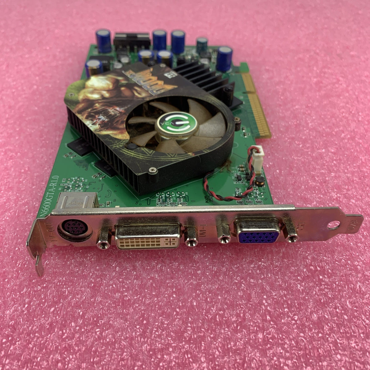 EVGA NVIDIA GeForce 6600 GT 128-A8-N350-TX 128MB AGP Graphics Card 563505594011