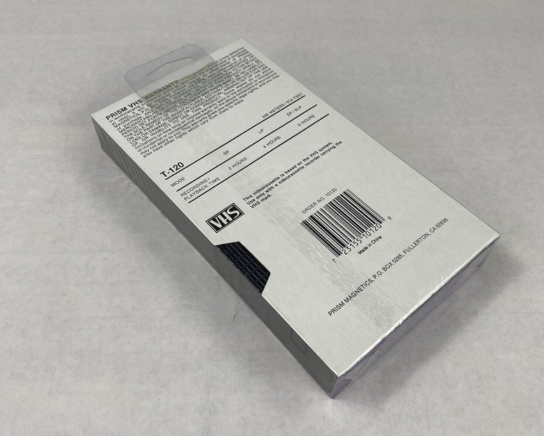 Prism T-120 Stereo High Grade 6 Hour VHS Sealed (Lot of 8)