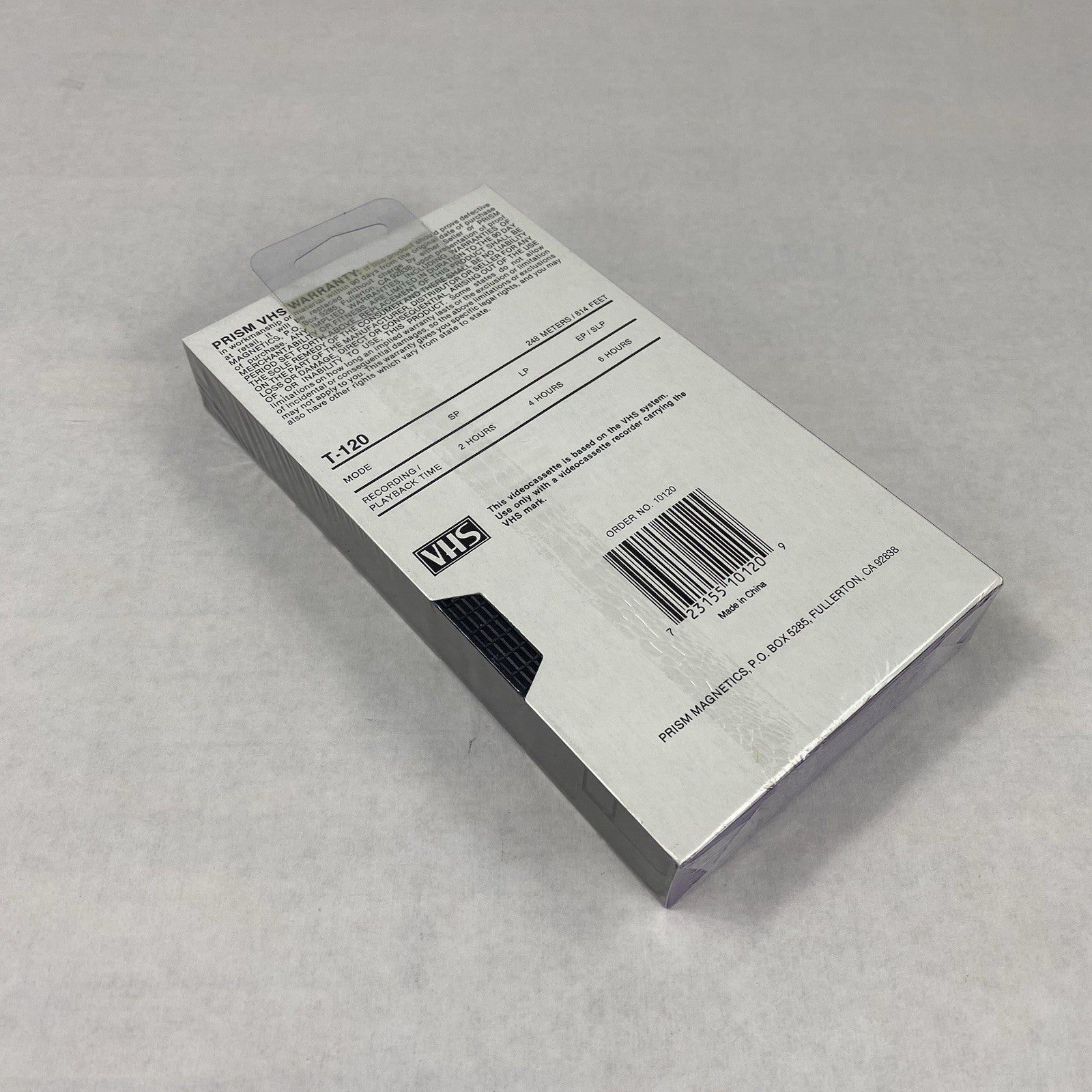 Prism T-120 Stereo High Grade 6 Hour VHS Sealed (Lot of 8)