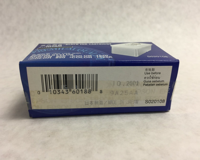 Epson Black Ink Cartridge S020108 (Lot of 3)
