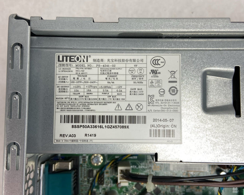 Lenovo ThinkCentre M83 SFF Intel Core i3-4130 3.4GHz 4GB RAM No HDD No OS