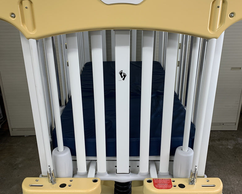 Stryker Cub FL19H Pediatric Crib with Mattress and FA64183 Retractable Top