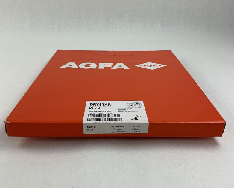 AGFA DT2B Drystar Dry Medical Film 10X12 100 Count New Sealed OEM