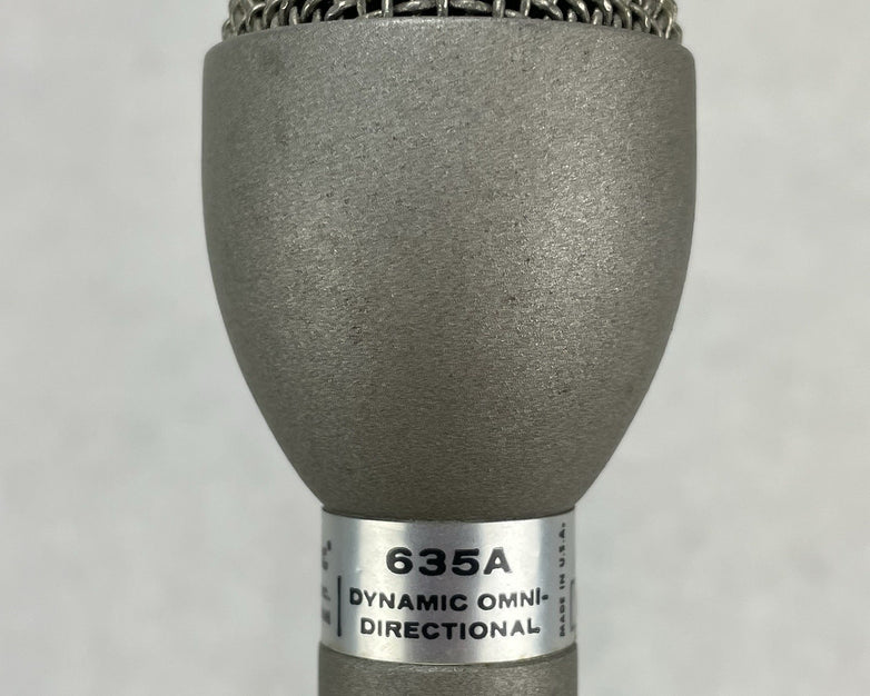Electro Voice 635A Dynamic Omni-Directional Microphone Tested With Stand And Cor